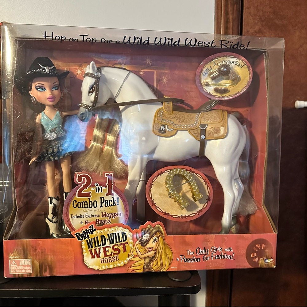 Bratz Meygan Wild Wild West Horse and Doll Combo Pack - HTF - MIB Vintage
